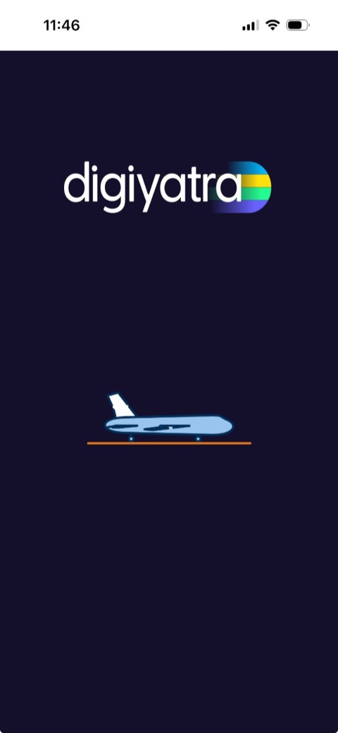 Old DigiYatra Splash screen